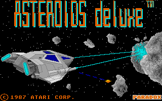 Asteroids Deluxe screenshot 2 for Atari 7800